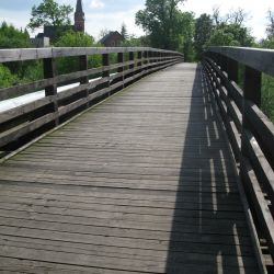 Drewniany most w Złotorii