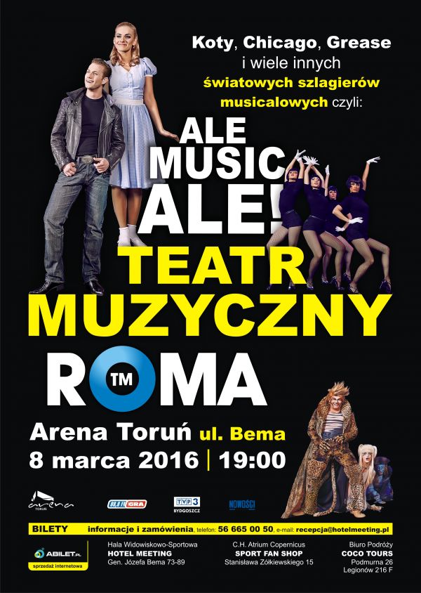 ALE MUSICALE! - Arena Toruń zaprasza na super show