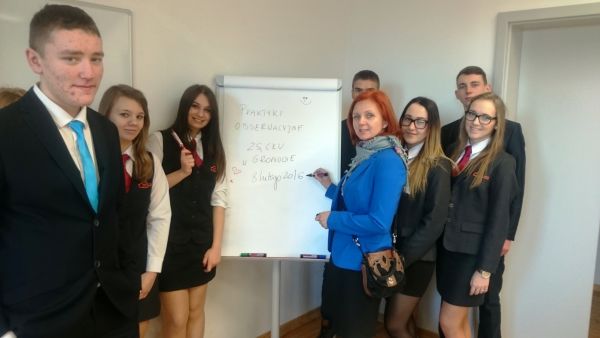 Praktyki obserwacyjne uczniów ZS, CKU w Gronowie
