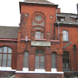 Budynek dworca kolejowego w Chełmży
