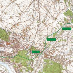 Szlak ogólnopolski w kolorze zielonym Toruń – Radomno