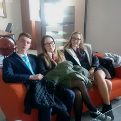Uczniowie ZS, CKU w Gronowie
