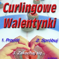 curlingowe walentynki plakat