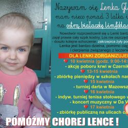 Pomoc dla Lenki plakat