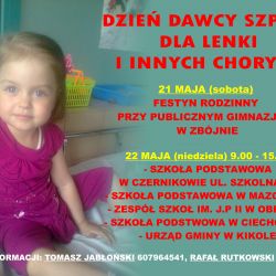 Akcja rejestracji dawców szpiku - plakat