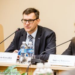 Dyrektor Wydziału Gospodarki Komunalnej UM Torunia Marcin Kowallek - konferencja prasowa