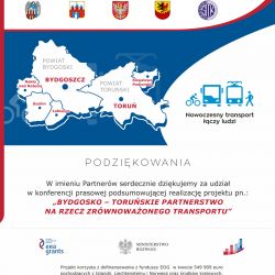 podziękowanie za udział w konferencji