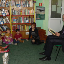 Usypianki Kubusia czyta Burmistrz Miasta Chełmży