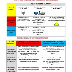 Rodzaje alarmów