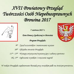 XVII Powiatowy Przegląd Twórczości Osób Niepełnosprawnych 2017