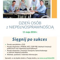 Plakat Dzień Osób z Niepełnosprawnością