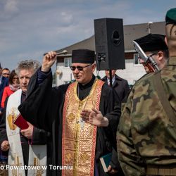 Uroczystość odsłonięcia obelisku upamiętniającego ofiary obozu na Glinkach