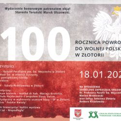 Plakat 100-lecie Złotoria