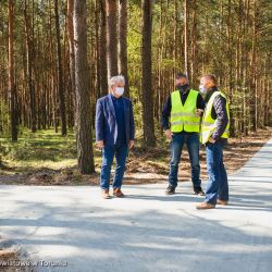 Droga rowerowa Osiek - Mazowsze - rozwidlenie tras na Czernikowo i Obrowo (3)