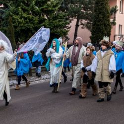 Orszak Trzech Króli w Osieku nad Wisłą, 6.01.2019r. fot. Marek Rabiasz