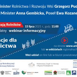 Webinar dla Rolników 15.07.2021 woj. kujawsko-pomorskie