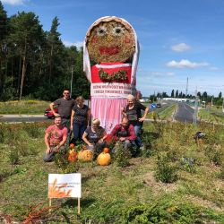 Witacz od rady sołeckiej Osieka nad Wisłą i KGW w Osieku i w Stajenczykach
