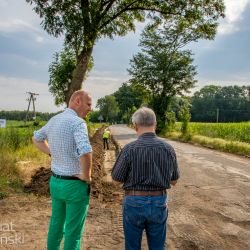 2022-07-22 wizytacja remontu na drodze Jedwabno-Młyniec I (24)