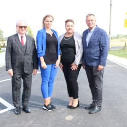 2022-09-16 Otwarcie drogi powiatowej w Parowie Falęckiej...