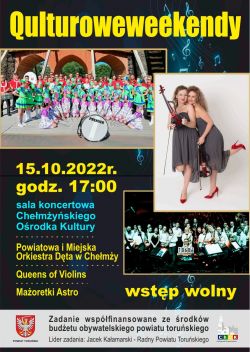 plakat o koncercie w Chełmży