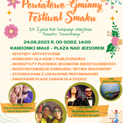Plakat dotyczący festiwalu