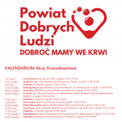 Powiat Dobrych Ludzi - terminy zbiórek