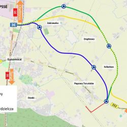 Łysomice mapka