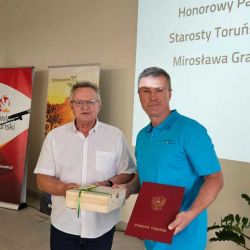 Światowy Dzień Pszczół w Złotorii Andrzej Siemianowski z Andrzejem Dachterą