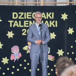 Wój Gminy Lubicz przemawia