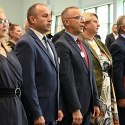 7. Część oficjalna w hali ZS CKU Gronowo