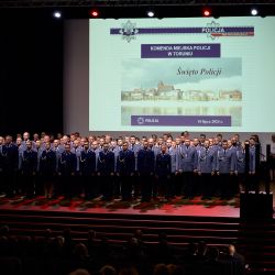 Zgromadzeni Policjanci