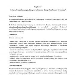 Regulamin konkursu fotograficznego 1