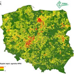 Mapa HPAI