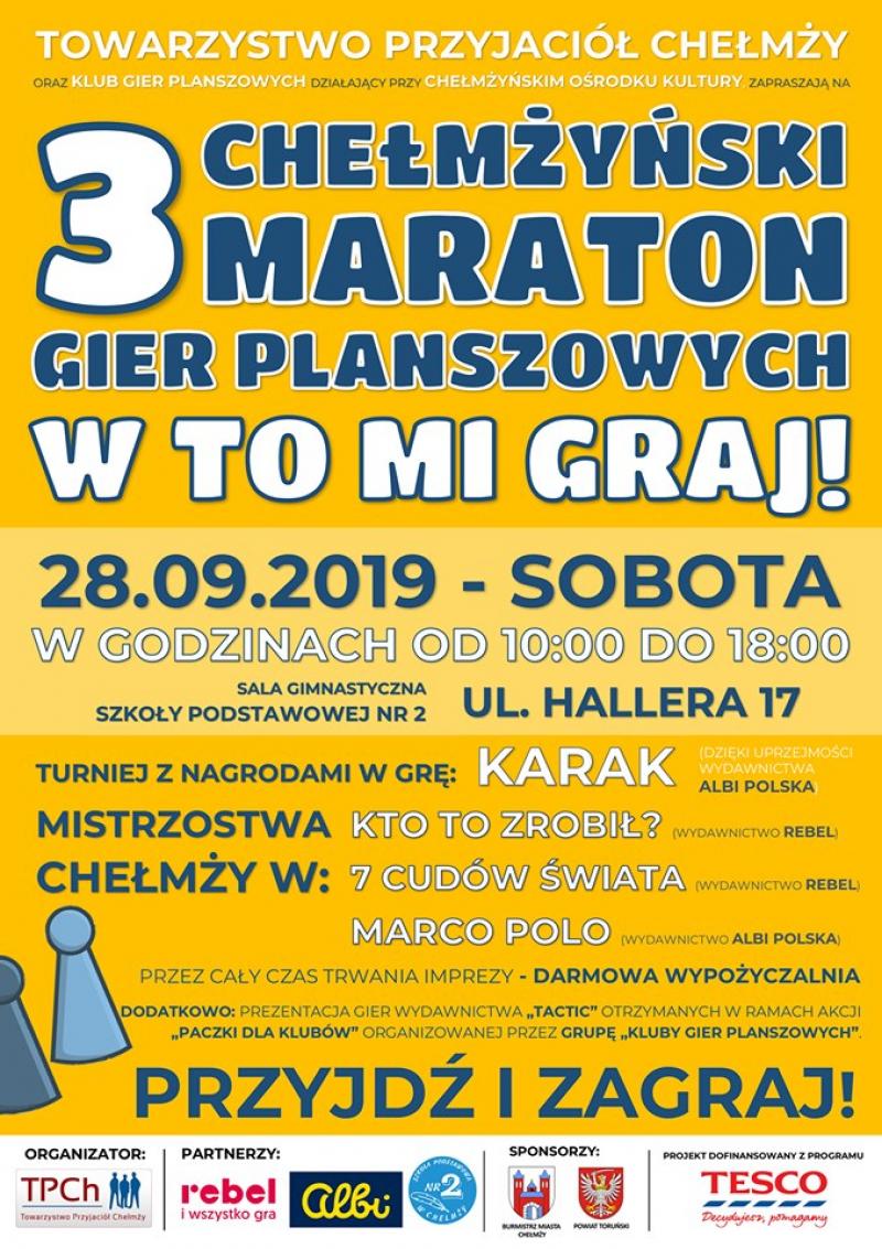 III Chełmżyński Maraton Gier Planszowych