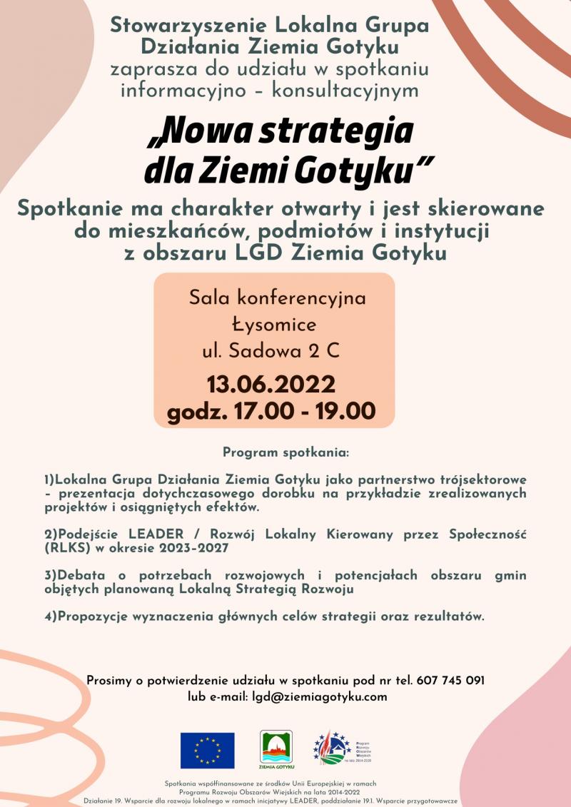 Nowa strategia dla Ziemi Gotyku - spotkanie informacyjno-konsultacyjne