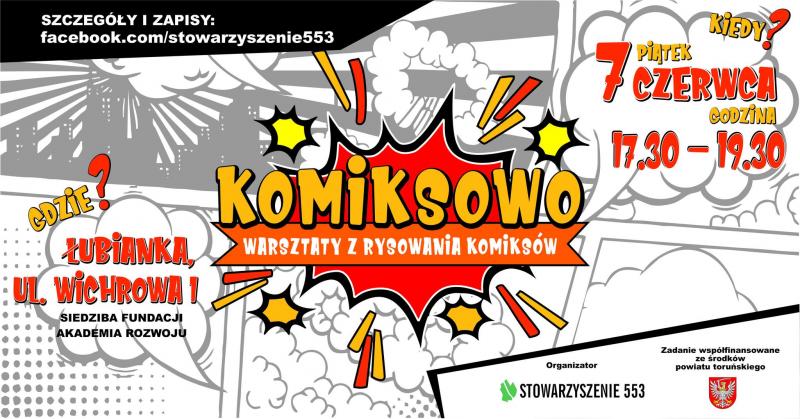 Komiksowo warsztaty z rysowania komiksów