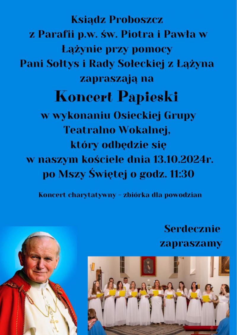 Koncert Papieski w Łążynie