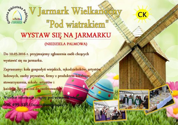 Ruszyły zgłoszenia wystawców do V edycji Jarmarku "Pod Wiatrakiem"