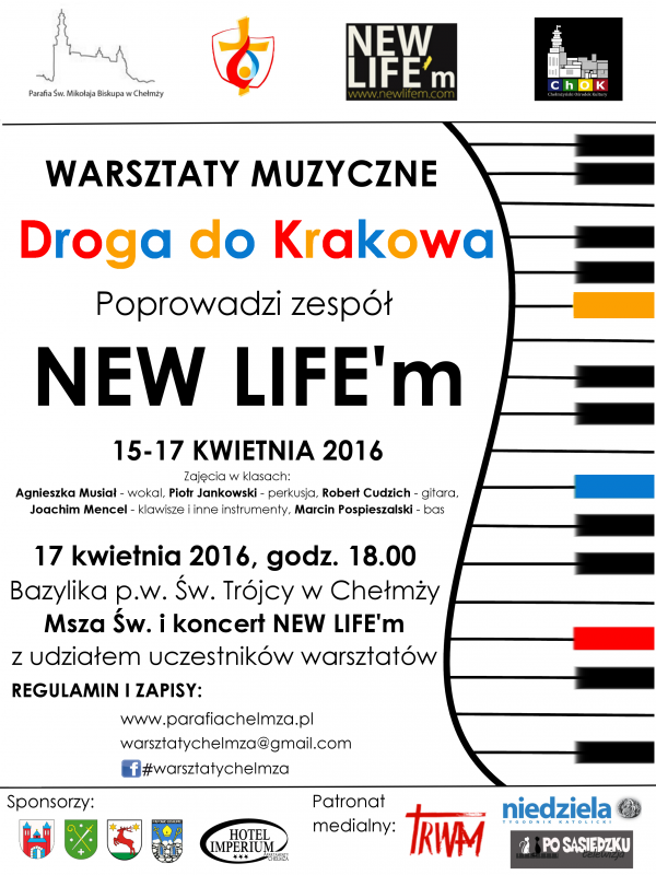 Droga do Krakowa – warsztaty muzyczne w parafii p.w. św. Mikołaja Biskupa w Chełmży