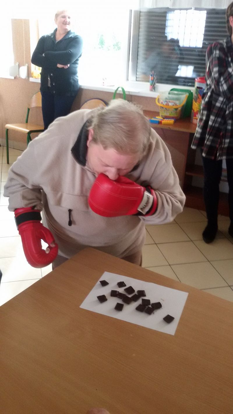 Czekoladowy dzień w ŚDS w Chełmży