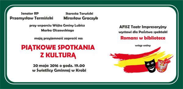 Przed nami kolejne Piątkowe Spotkania z Kulturą