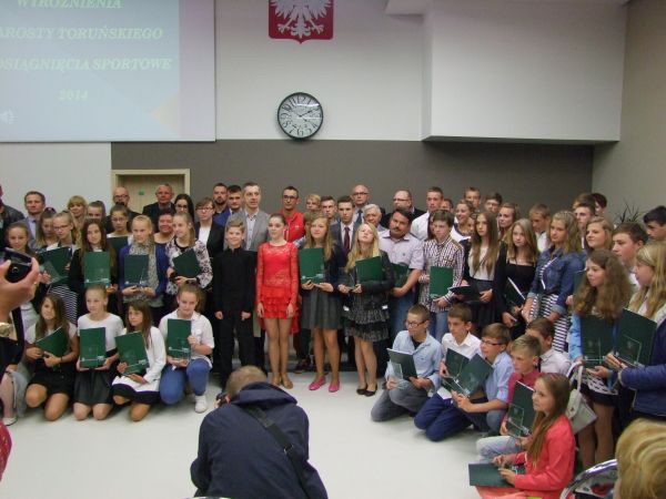 Wyróżnienia Starosty Toruńskiego za osiągnięcia sportowe 2015