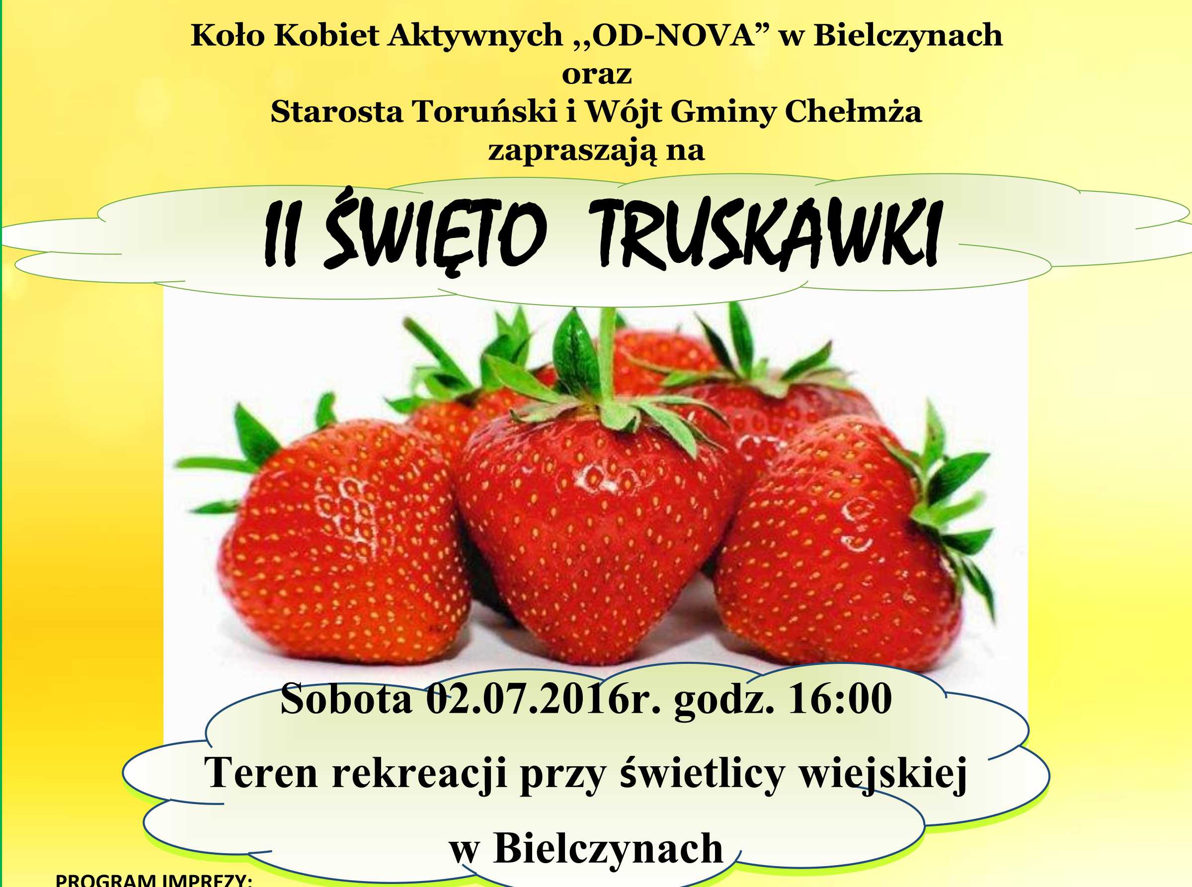 II Święto Truskawki - zapraszamy