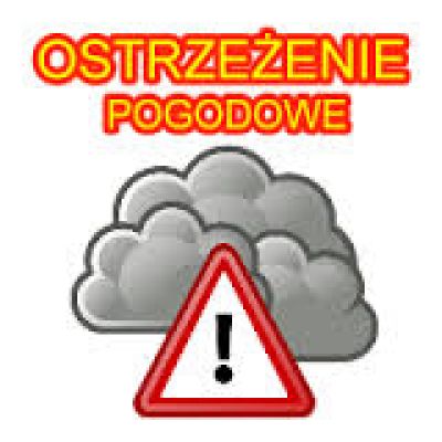 Ostrzeżenie  meteorologiczne!