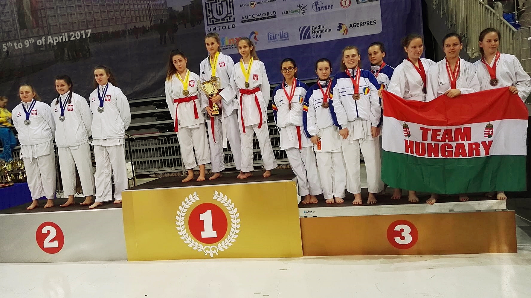 MISTRZOSTWA EUROPY KARATE WUKF - Cluj Napoca (RUMUNIA) 2017