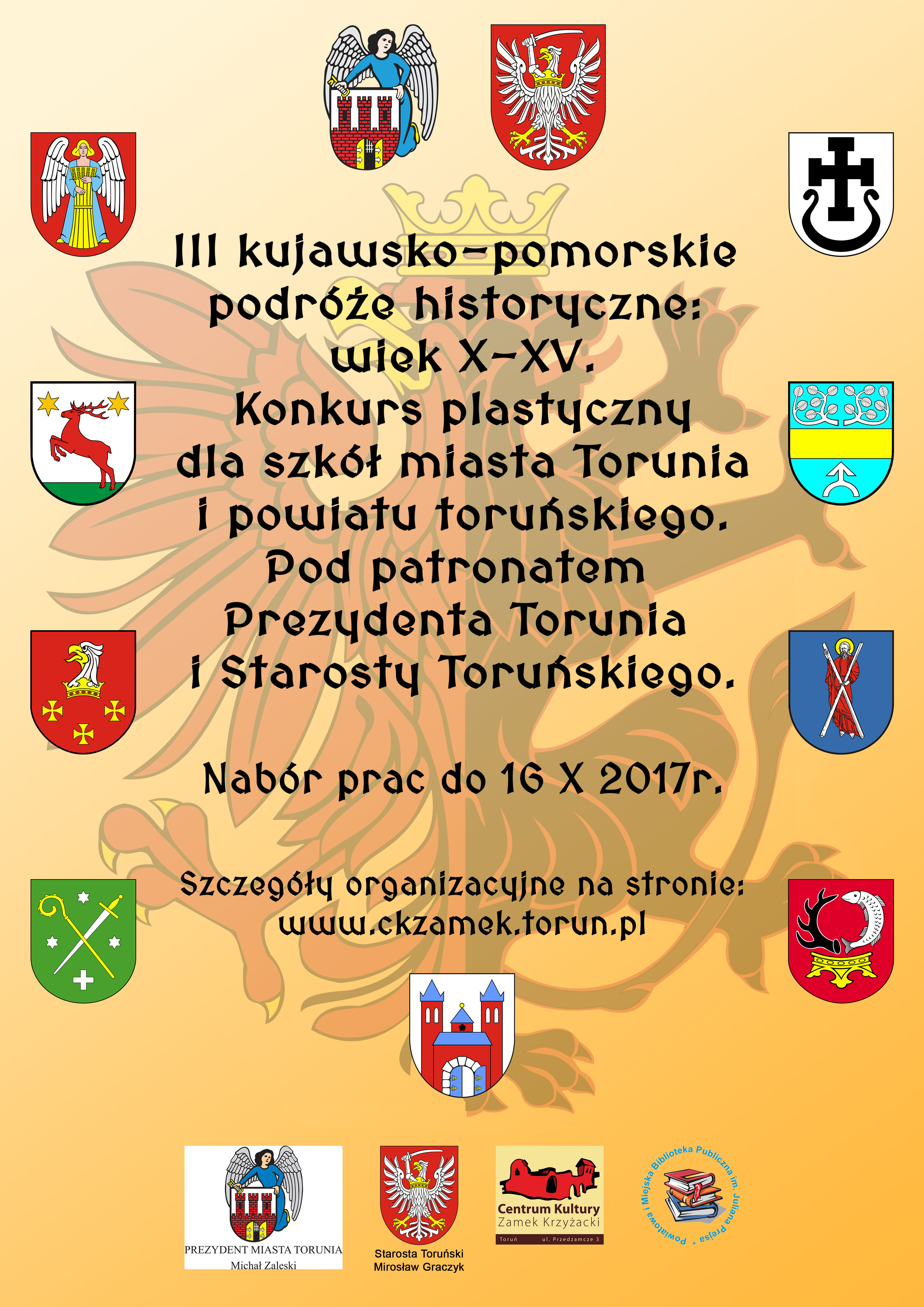 Konkurs plastyczny "III kujawsko-pomorskie podróże historyczne"