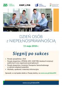 ZUS zaprasza na Dzień Osób z Niepełnosprawnością!