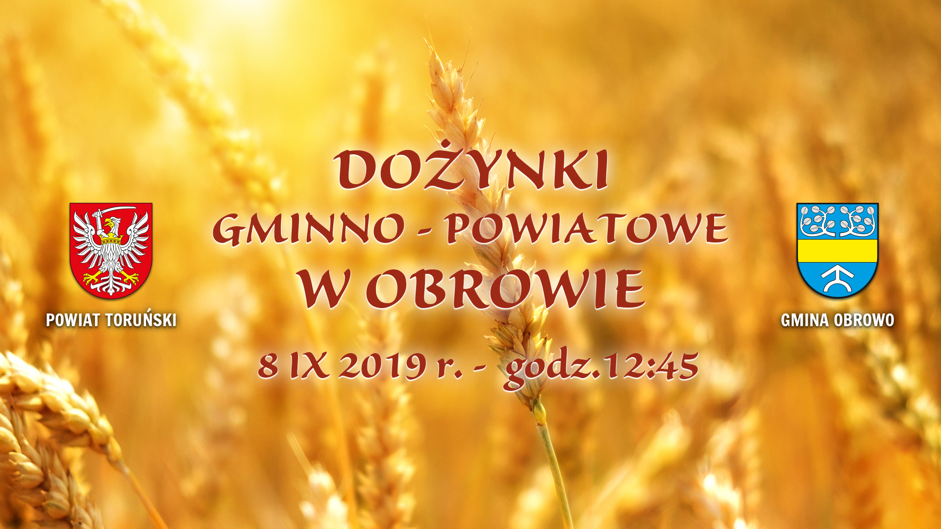 Dożynki gminno-powiatowe już wkrótce!