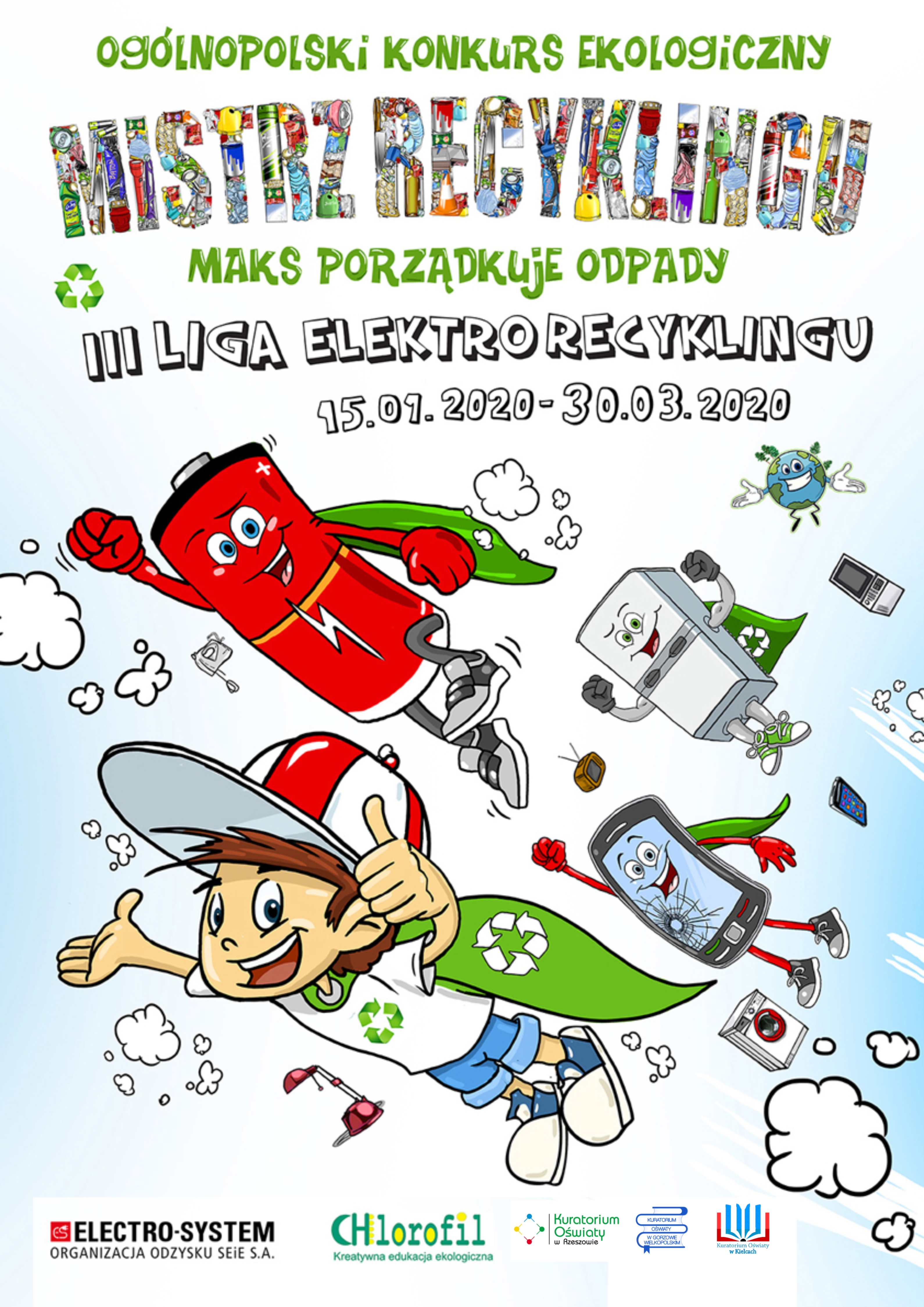 Rusza VI edycja konkursu „Mistrz Recyklingu Maks porządkuje odpady”