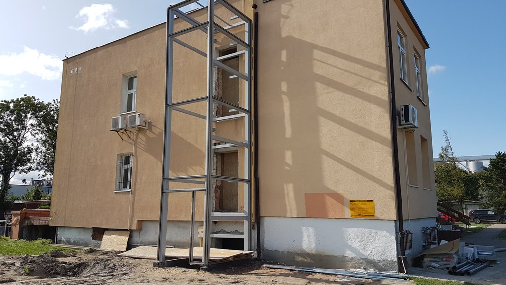 Postęp prac przy Poradni w Chełmży